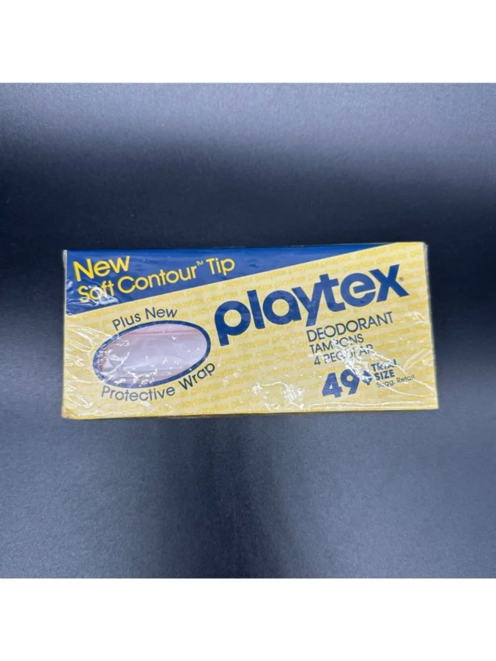 Vintage Playtex Tampons 1980s Trial Size Bathroom Vanity Decor TV Movie Prop